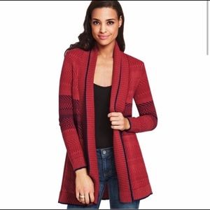 CAbi Red Joy Cardigan